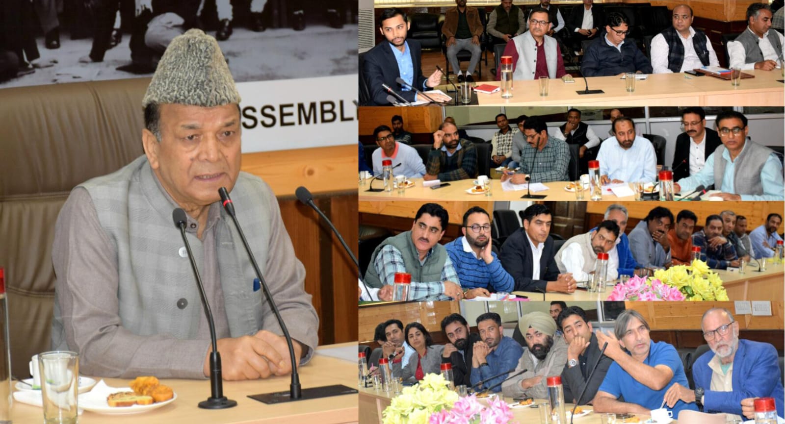 'Speaker engages with Media persons in Pre-Assembly session talks'